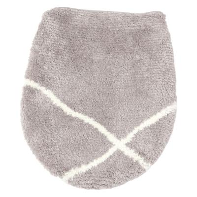 ニュアンス温水フタカバー グレー LAKOLE/ラコレ　トイレカバー