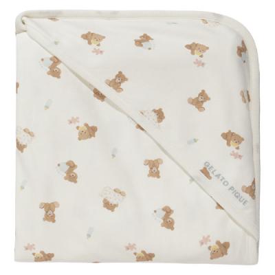 【BABY】ベビーベア ブランケット オフホワイト GELATO PIQUE/ジェラート ピケ