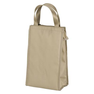 保冷スクエアバック maneuver S 5L ベージュ 1個 開いたまま自立する シービージャパン