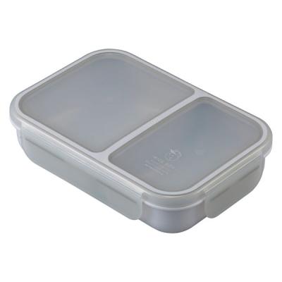 汁漏れしにくい弁当箱 抗菌ライスボーイ 700mL ライトグレー 1個 抗菌仕様 電子レンジ可 食洗機可 シービージャパン