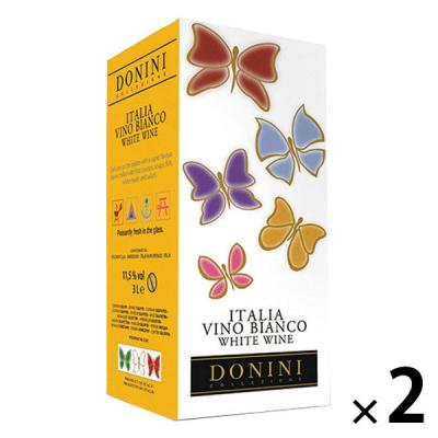 イタリア ドニーニ・ビアンコ BIB 3L 白ワイン 辛口 1セット（1本×2） モンテ物産