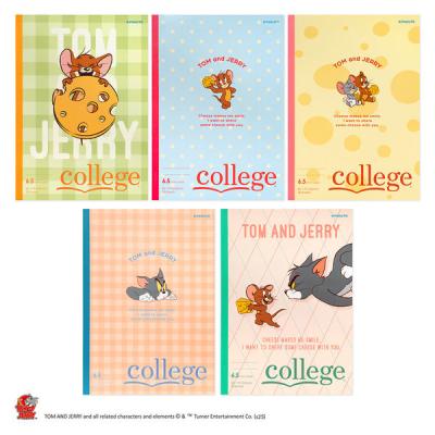 日本ノート ノート トムとジェリーチーズパーティー セミB5 6.5mm30枚5柄セット U18905 1パック