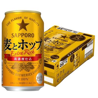 LOHACO - 新ジャンル 第3のビール 麦とホップ 350ml 1ケース(24本) 缶