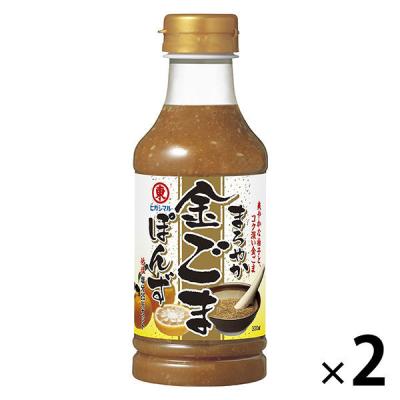 ヒガシマル まろやか金ごまぽんず 330ml 2個