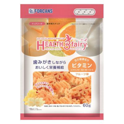 LOHACO - 犬の歯磨きガム ヘルススリーフェアリー ビタミン フルーツ味