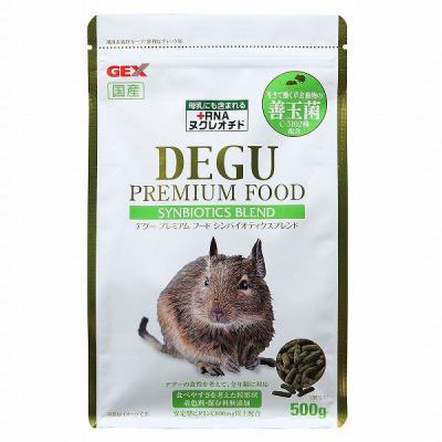 デグープレミアムフード シンバイオティクスブレンド 500g 国産 1袋 ジェックス