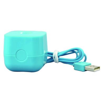 【アウトレット】トップランド ペットボトル加湿器 キューブ 青 SHーCB35 BL 1台