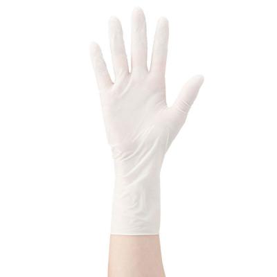 【使いきり天然ゴム手袋】 川西工業 「現場のチカラ」 使い切り天然ゴム手袋 粉なし M 1箱（100枚入）  オリジナル