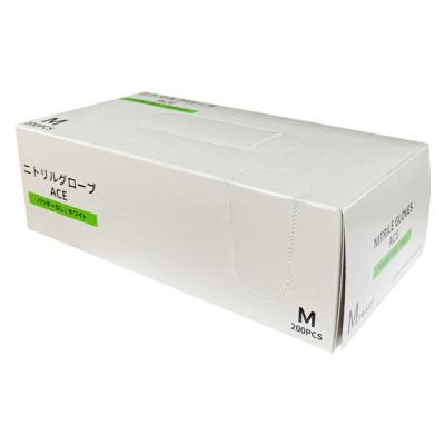 ニトリルグローブACE ホワイト Sサイズ 200枚入 20箱 ファーストレイト （ケース販売）ニトリルグローブACE（エース