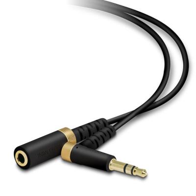 【アウトレット】エレコム ヘッドホン延長ケーブル 高耐久 2m ブラック EHP-35ELS20BK