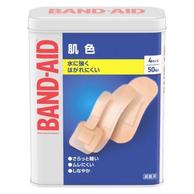 LOHACO - バンドエイド 肌色 4サイズ 50枚 937326 1セット(2箱)