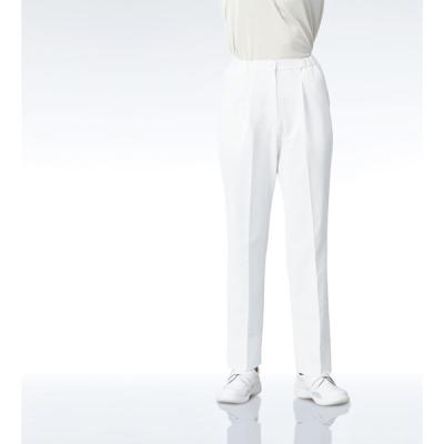 LOHACO - KAZEN レディススラックス ホワイト M AKL193-40 白衣