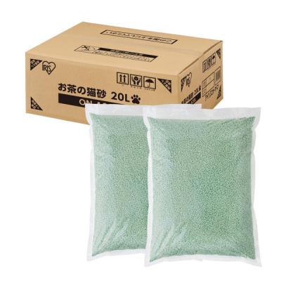 猫砂 おから お茶の猫砂 20L（1箱（10L入）×2）大容量 消臭 カテキン 脱臭 オリジナル