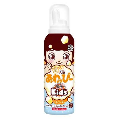 入浴剤 温泡キッズ ONPO Kids 遊べる入浴 あわっぴー ミカンの香り 160ml 1本 アース製薬