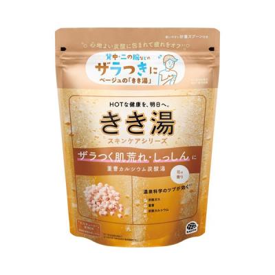 薬用 入浴剤 炭酸 きき湯 重曹カルシウム炭酸湯 花の香り 360g 1個 透明タイプ 温泉科学 疲労回復 医薬部外品 アース製薬