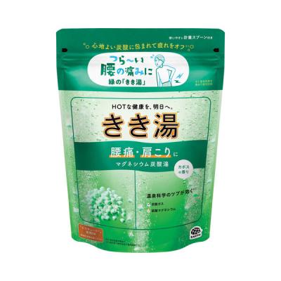 薬用 入浴剤 炭酸 きき湯 マグネシウム炭酸湯 カボスの香り 360g 1個 透明タイプ 温泉科学 疲労回復 医薬部外品 アース製薬