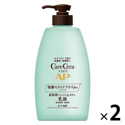 LOHACO - ケアセラ AP フェイス＆ボディ乳液 大容量ポンプ 400mL 2個