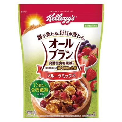 安川眞慈「赤富士健康」シリアル入り LOHACO - オールブラン フルーツミックス 380g 1袋 日本ケロッグ シリアル