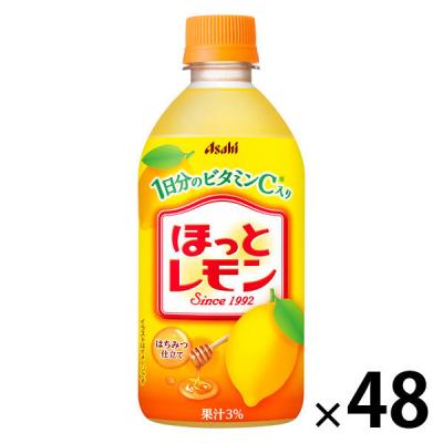 アサヒ飲料 「ほっとレモン」 480ml 1セット（48本）