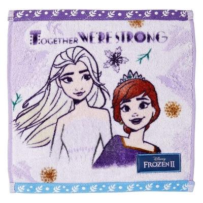 【アウトレット】丸眞 アナと雪の女王 クリアリーフ ミニタオル 1枚　ハンドタオル　ハンカチタオル　子供向け　キャラクター