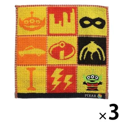 【アウトレット】丸眞 エイリアン インクレディブル コスチューム ミニタオル 1セット（3枚）　ハンドタオル　ハンカチタオル　子供向け