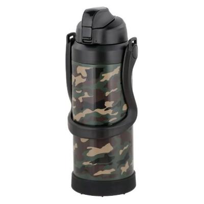 【アウトレット】ベストコ 水筒 ジャグ ダブルステンレス 2.2L カーキ 迷彩 NQ-0143 1個