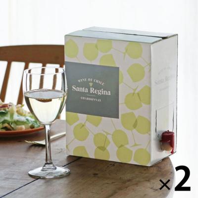 【アスクル・ロハコ限定】白ワイン チリ サンタ レジーナ BIB シャルドネ 3L 2個 辛口 オリジナル