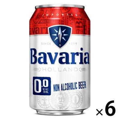 ノンアルコールビール ノンアル Bavaria 0.0%（バヴァリア）ビールテイスト 330ml 缶 6本