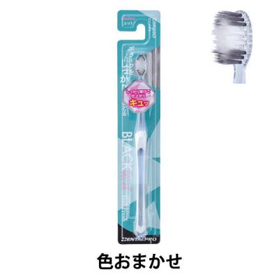【アウトレット】DENTALPRO（デンタルプロ） ハブラシ BLACKWITH FEEL FRESH ふつう 歯ブラシ
