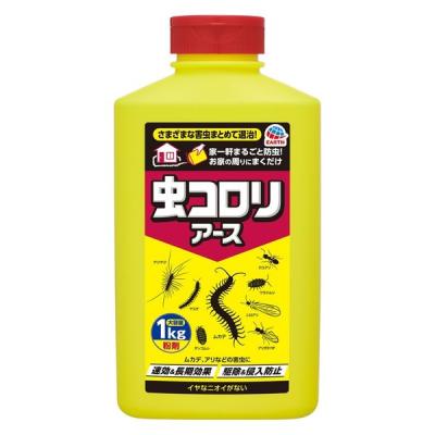 カメムシ駆除 害虫 駆除剤 虫コロリアース 粉剤 1kg 1個 殺虫剤 害虫駆除剤 対策 寄せ付けない 退治 屋外 大容量 カメムシよけ アース製薬