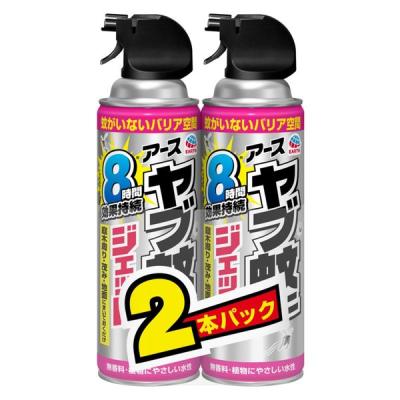 ヤブ蚊マダニジェット 屋外用 殺虫スプレー 殺虫剤 480ml 1パック（2本入） アース製薬