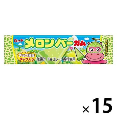 【アウトレット】ロッテ メロンバーガム 9枚入 15個　おやつ　行楽のお供