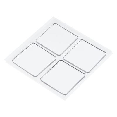 【転倒防止】アスクル「現場のチカラ」耐震粘着ゴム 50x50mm 1組4枚入り  オリジナル