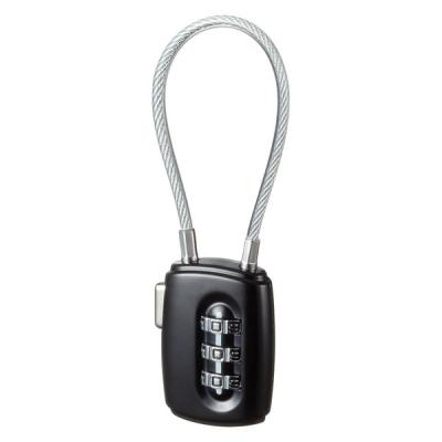 アスクル 現場のチカラ ワイヤーダイヤル錠 1個 オリジナル