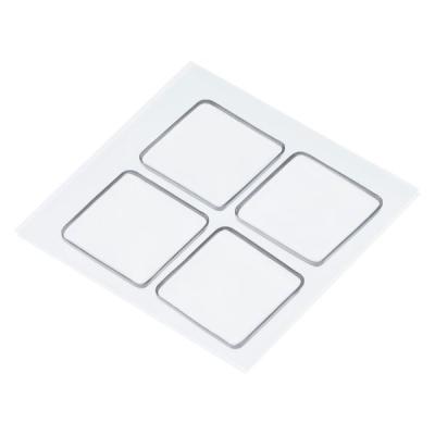 【転倒防止】アスクル「現場のチカラ」耐震粘着ゴム 25x25mm 1組4枚入り  オリジナル