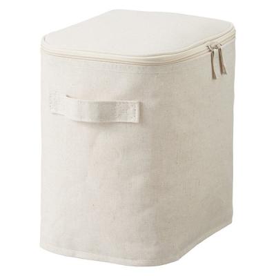 LOHACO - ポリエステル綿麻混ボックス（無印良品） 通販