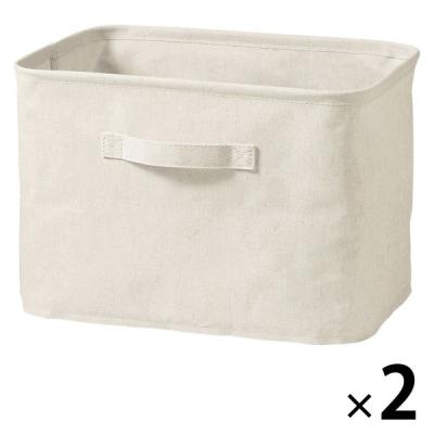 LOHACO - ポリエステル綿麻混ボックス（無印良品） 通販