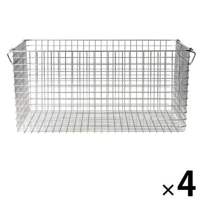 LOHACO - 無印良品 ステンレスワイヤーバスケット7 約幅51×奥行37×高さ