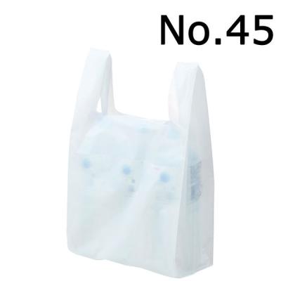 アスクル　レジ袋（乳白）　45号　幅300mm×マチ140mm×縦530mm　1セット（300枚:100枚×3袋）（イチオシ） オリジナル