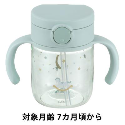 【アウトレット】【7ヵ月頃から】アスター おでかけストローマグ ライトブルー 200ml リッチェル