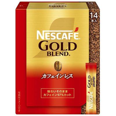 【セール】【スティックコーヒー】ネスレ日本 ネスカフェ ゴールドブレンド カフェインレス 1箱（14本入）