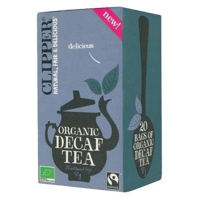 【アウトレット】クリッパー オーガニックフェアトレードティー アッサムブレンド デカフェ 1箱（20バッグ入）