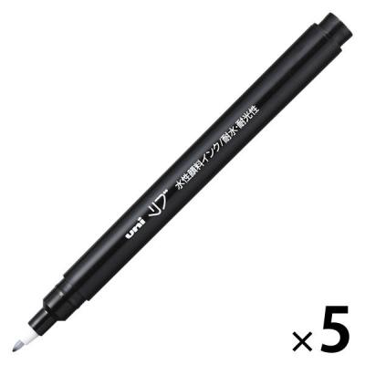 LOHACO - 三菱鉛筆（uni）L50サインペンリブ 0.5mm 黒 L50.24 5本