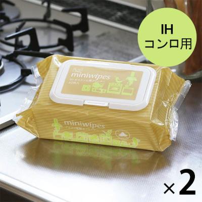 キッチン用 お掃除シート アルカリ電解水クリーナー IH・ガスコンロ用 1セット（60枚入×2パック）（イチオシ） オリジナル