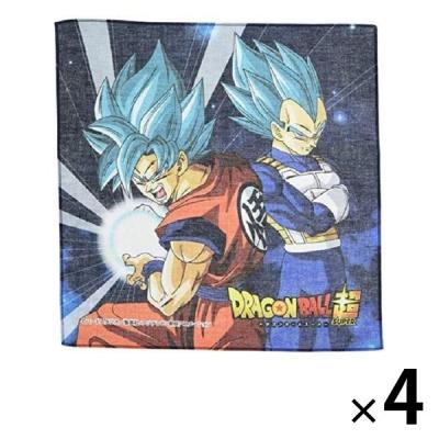 【アウトレット】丸眞 ドラゴンボ-ル超 シャイニングパワー ハンカチーフ 1セット（4枚）