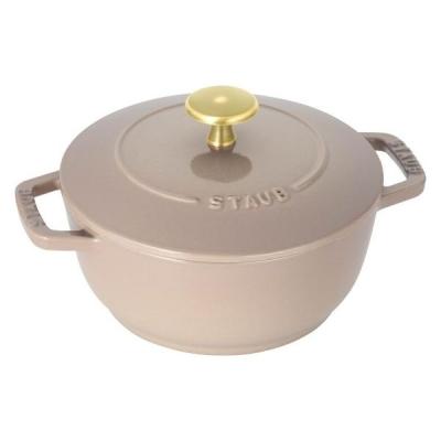 LOHACO - ストウブ Staub Wa-NABE S リネン ブラスノブ 16cm 1.1L IH