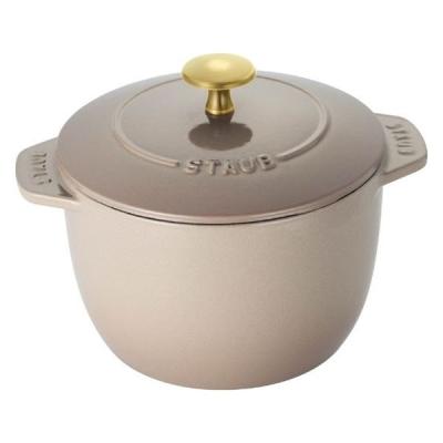 LOHACO - ストウブ Staub ラ ココット de GOHAN M リネン ブラスノブ