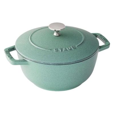 【新品　未使用品】ストウブ セージグリーンSTAUB Wa-NABE M18cm LOHACO - ストウブ Staub Wa-NABE M セージグリーン 18cm 1.66L IH