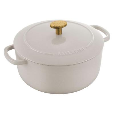 LOHACO - バッラリーニ ベラモンテ ラウンド 鋳物ホーロー鍋 クリーム