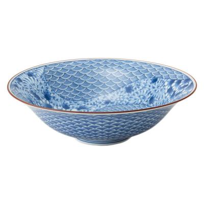 LOHACO - 【アウトレット】西海陶器 匠の伝承SR-3.青海波文流水図 七寸